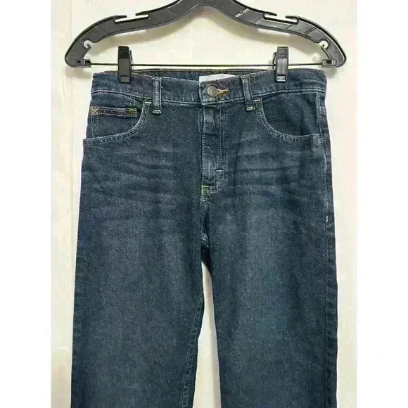 Wrangler Jeans Boys Size 14 Reg Adjustable Waistband Straight Leg Dk Denim A0009 - Picture 2 of 8
